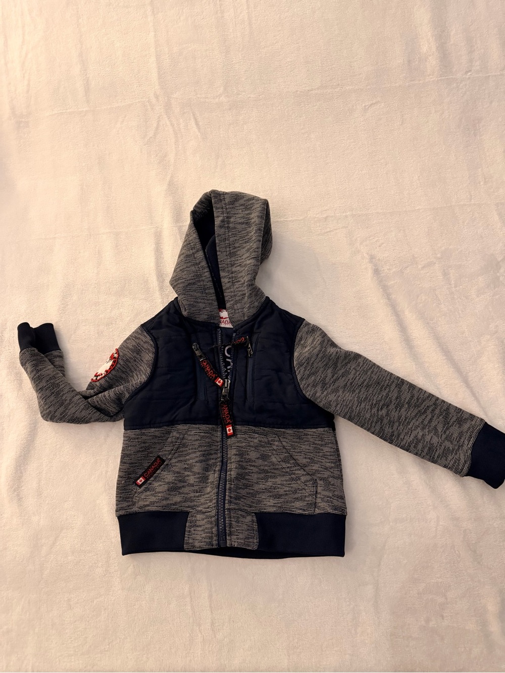 Toddlers Canada Weather Hooded Zip Jacket - size 4T